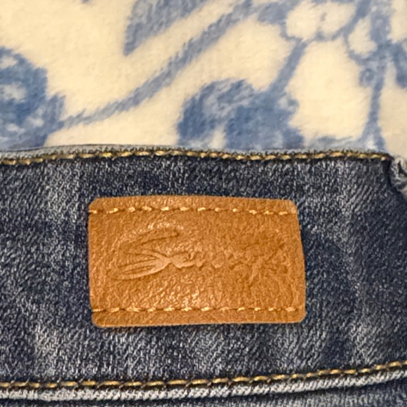 Seven7 Women's Straight Leg Blue Jeans - Picture 14 of 15